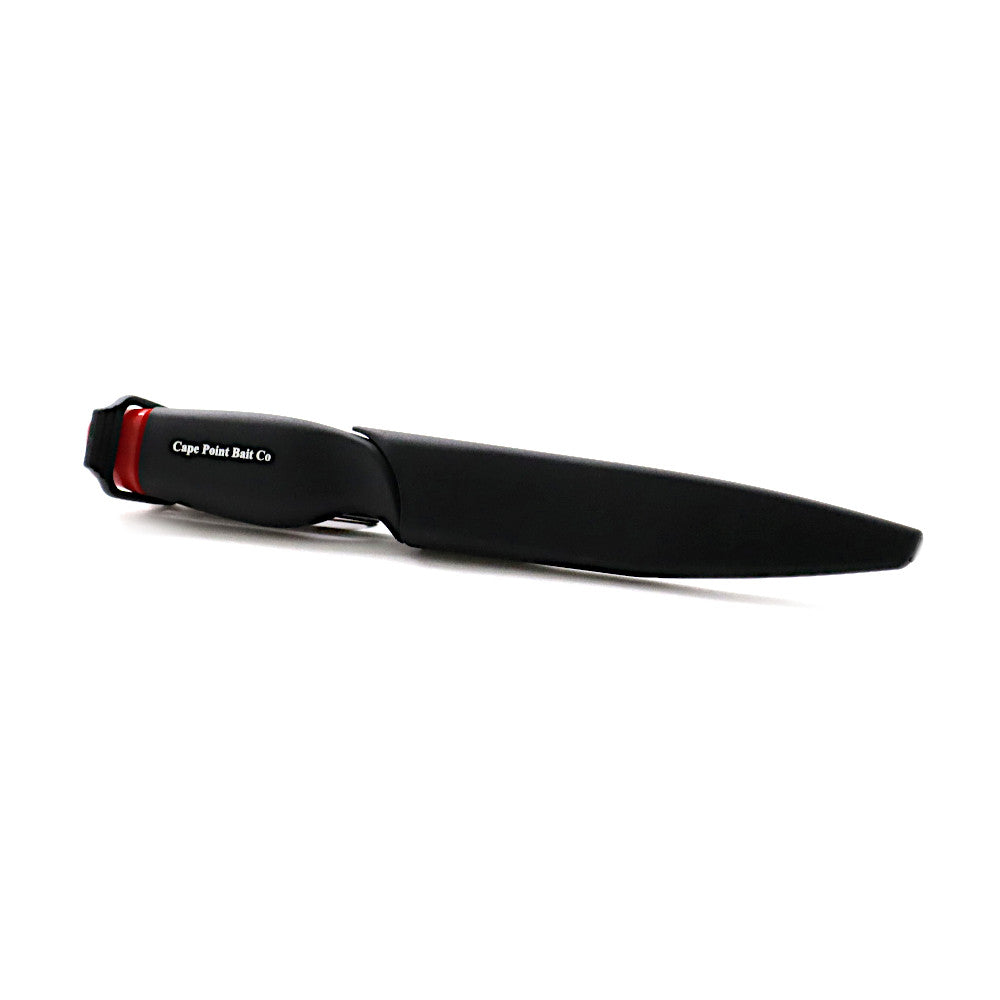 Other side of fillet knife in sheath