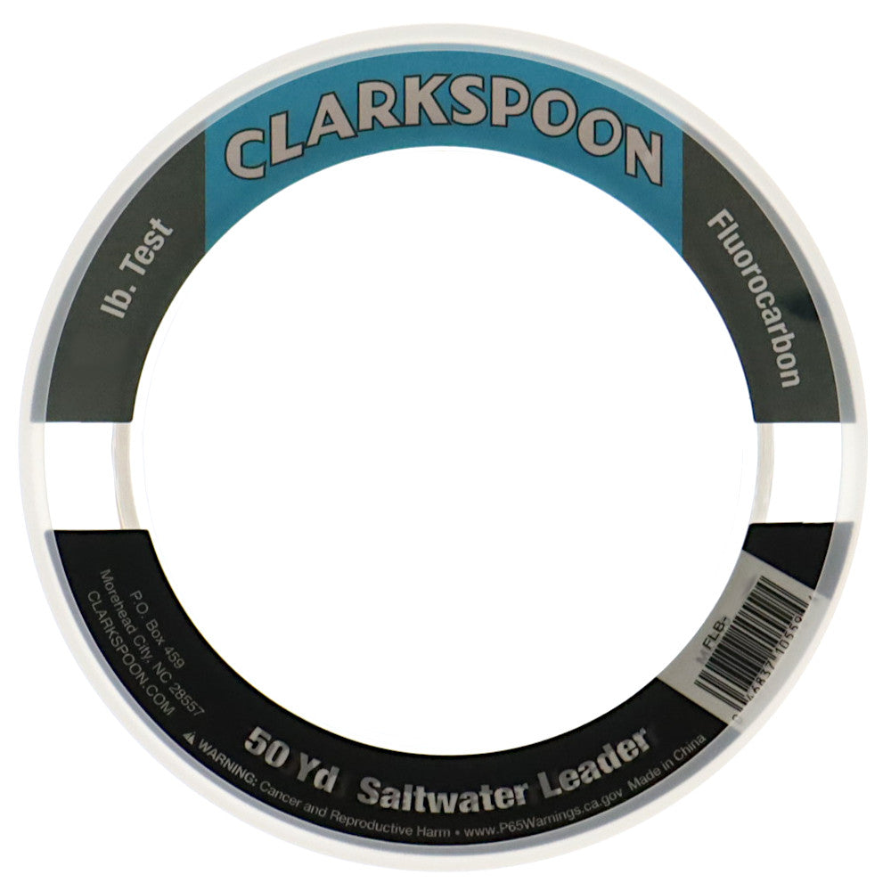 Clarkspoon Fluorocarbon Leader Material 50 yard wrist spool