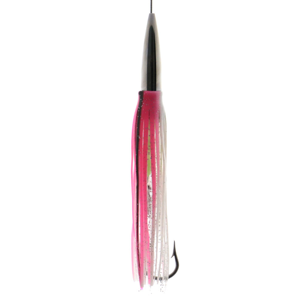 Epic Axis Jr. Stainless Steel Lure Pink Rigged