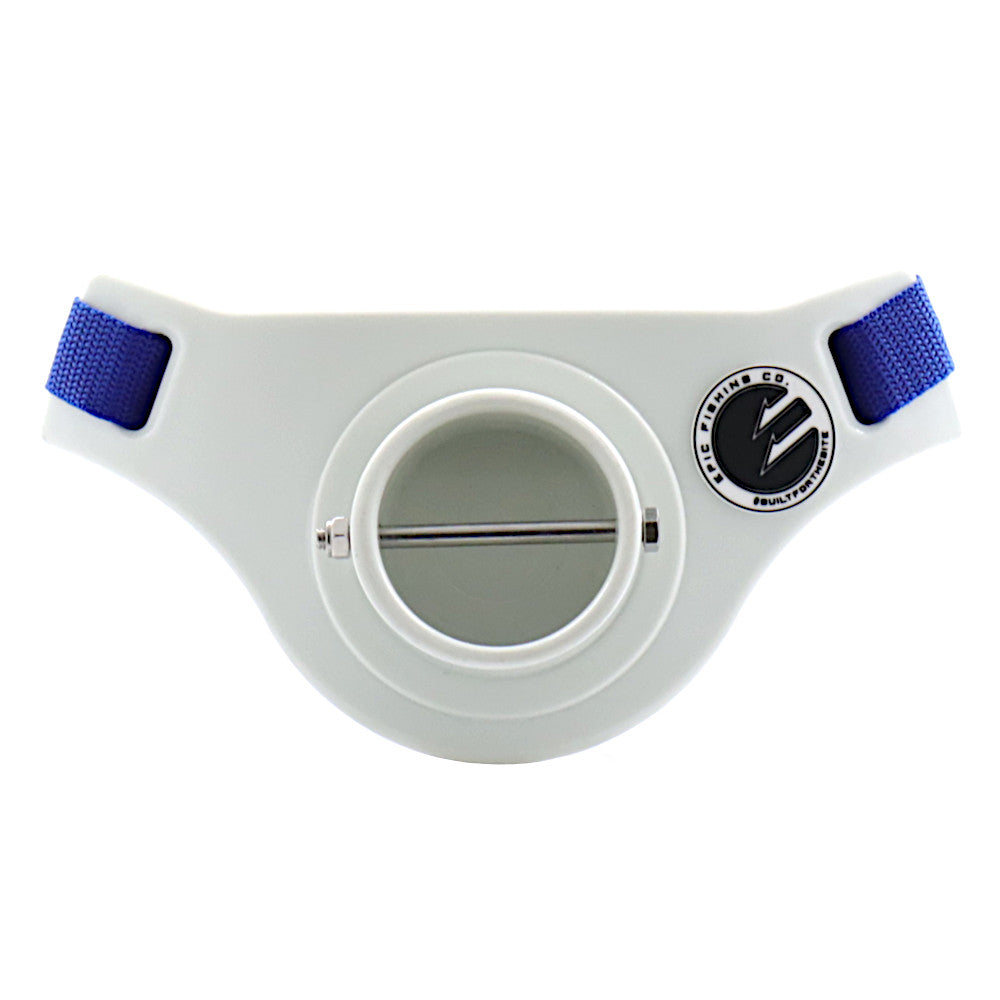 Epic lightweight fighting belt white front