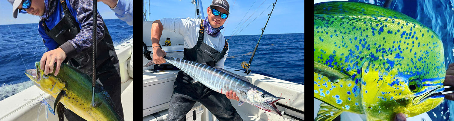 Fishing photo with Mahi and Wahoo