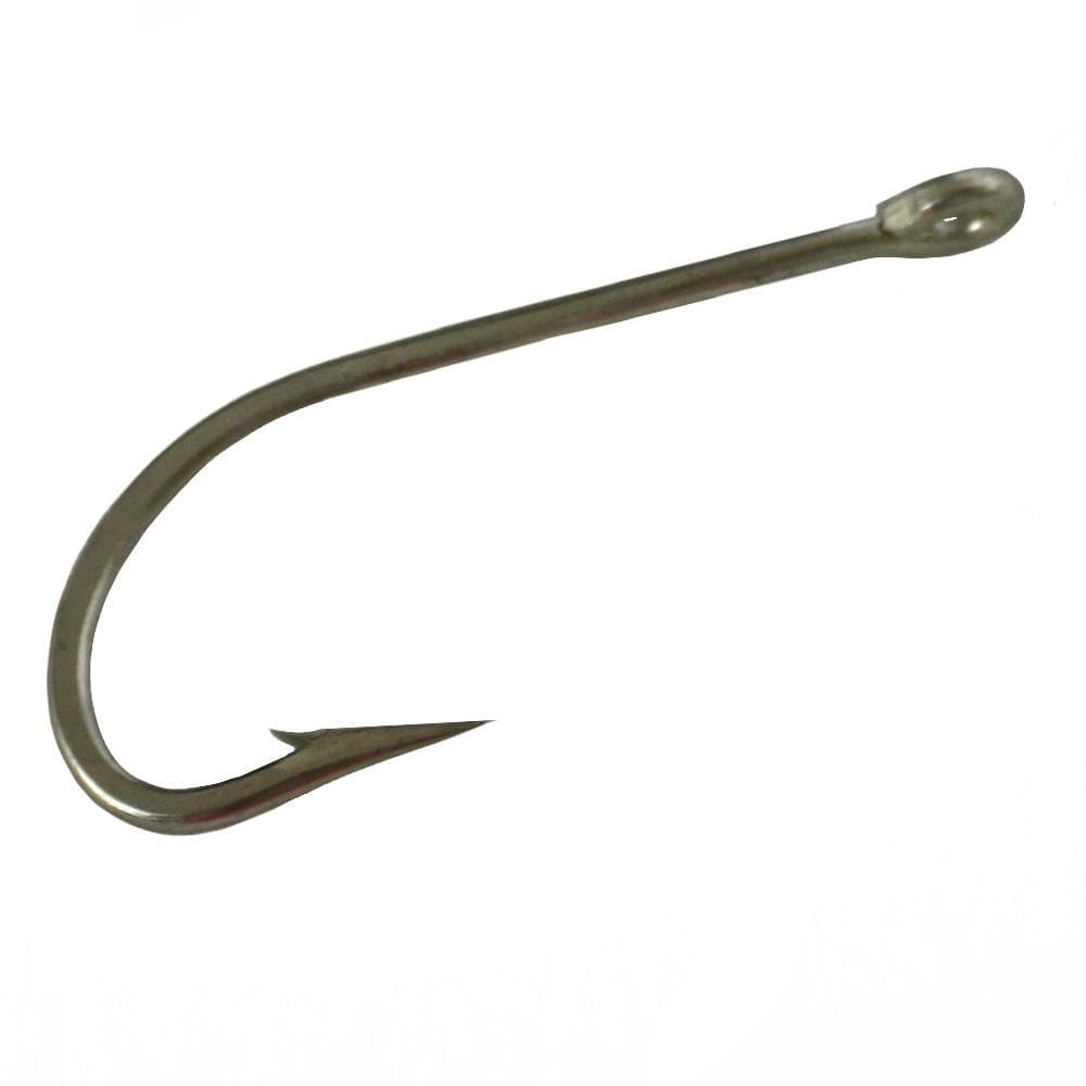 Wide shot of Mustad 3407DT hooks