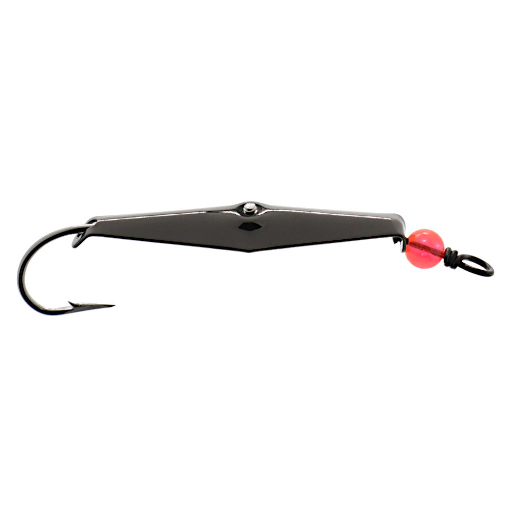 black chrome clarkspoon trolling lure
