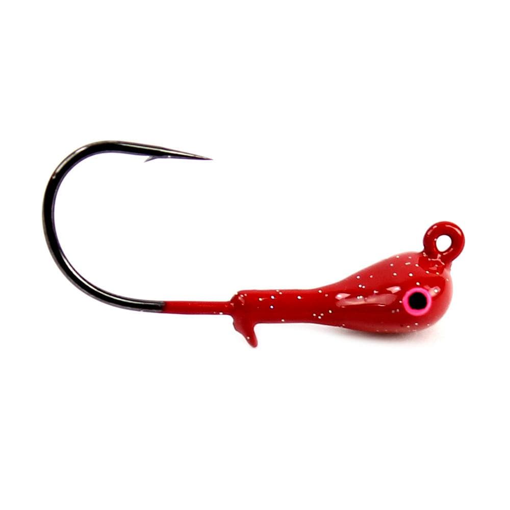 Blue Water Candy Jig Heads Red