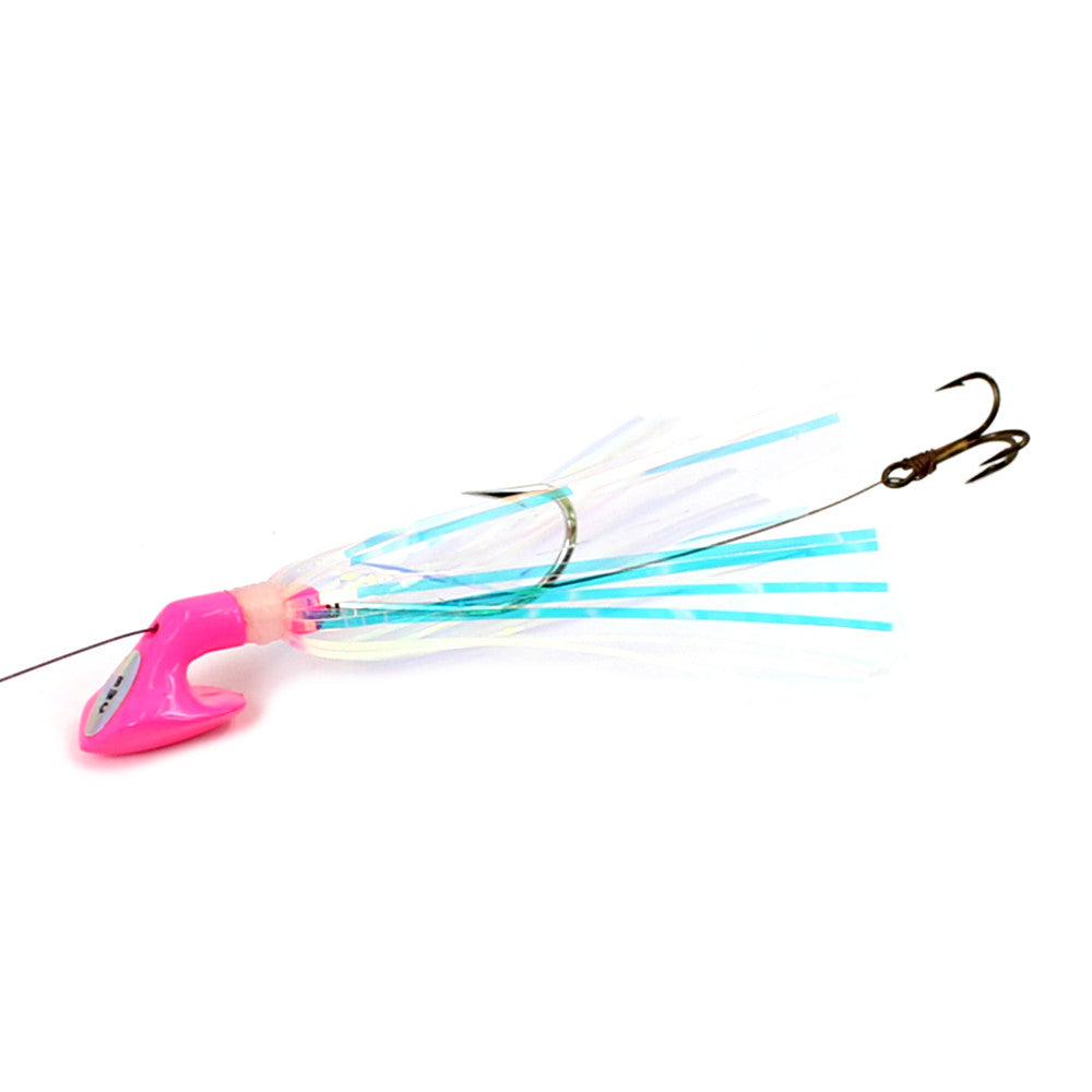Blue Water Candy Wedgie Pink Pearl Mylar