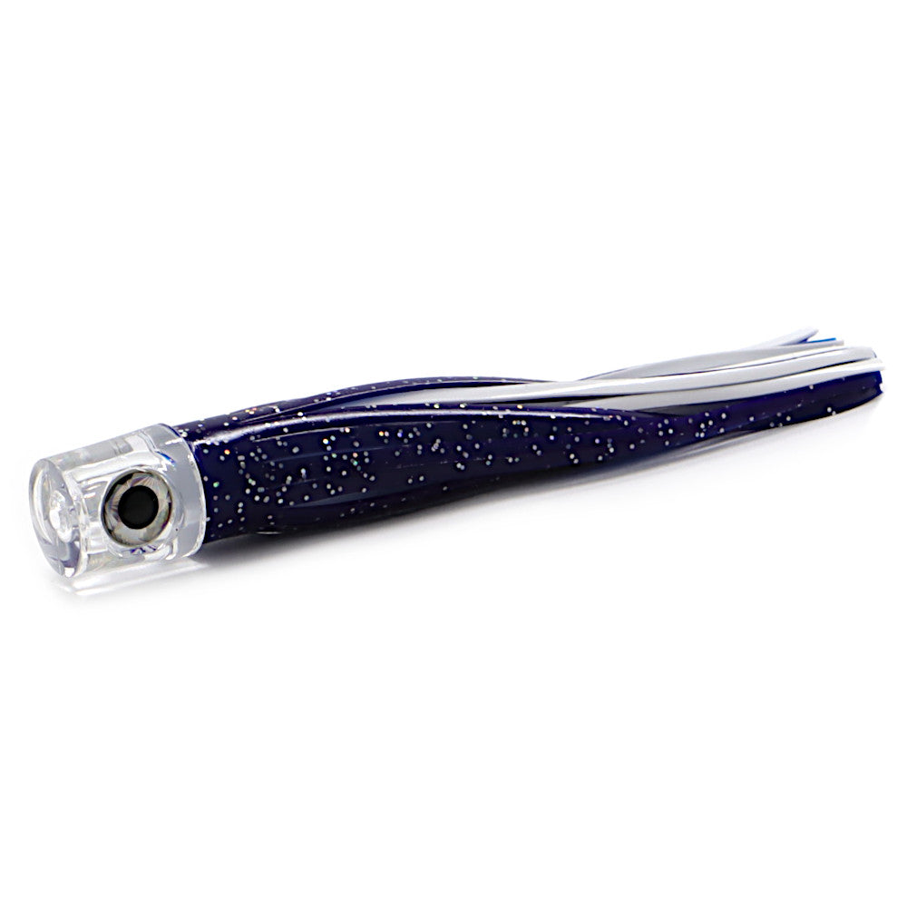 C&H lures lil stubby trolling lure blue white skirt