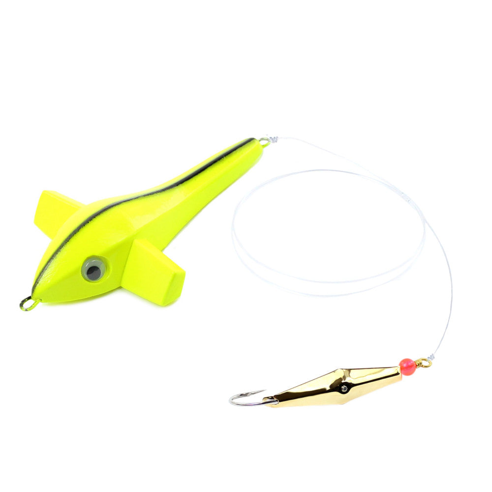 Clarkspoon Bird Rig Chartreuse Gold Spoon