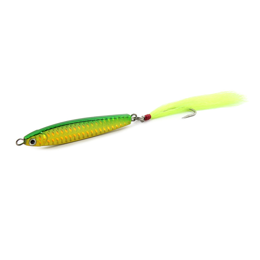 Clarkspoon Stick Jig Dressed Hook Green