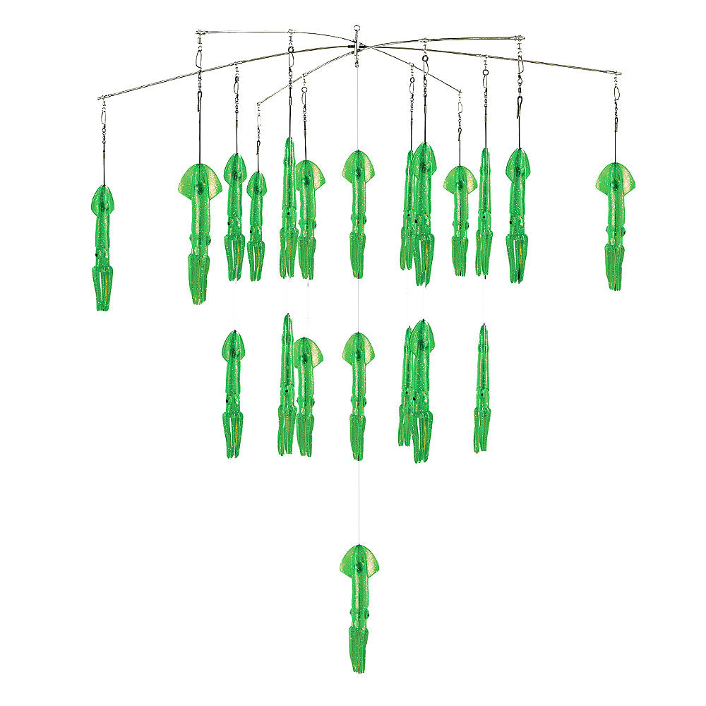 Fish Razr Compact Squid Dredge Green