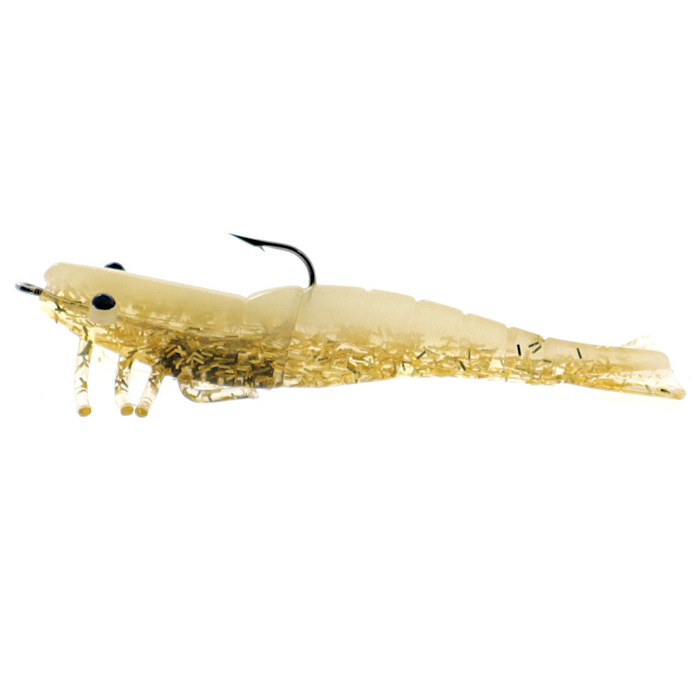 DOA Shrimp 3 Pack Glow Gold Rush Belly