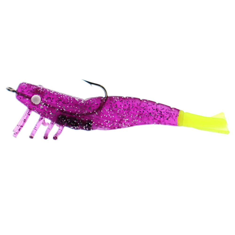 DOA Shrimp 3 Pack Purple Chartreuse