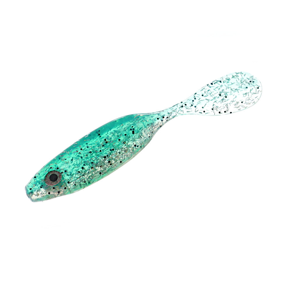 DOA CAL Airhead Swimbait Holo Glitter Green Back