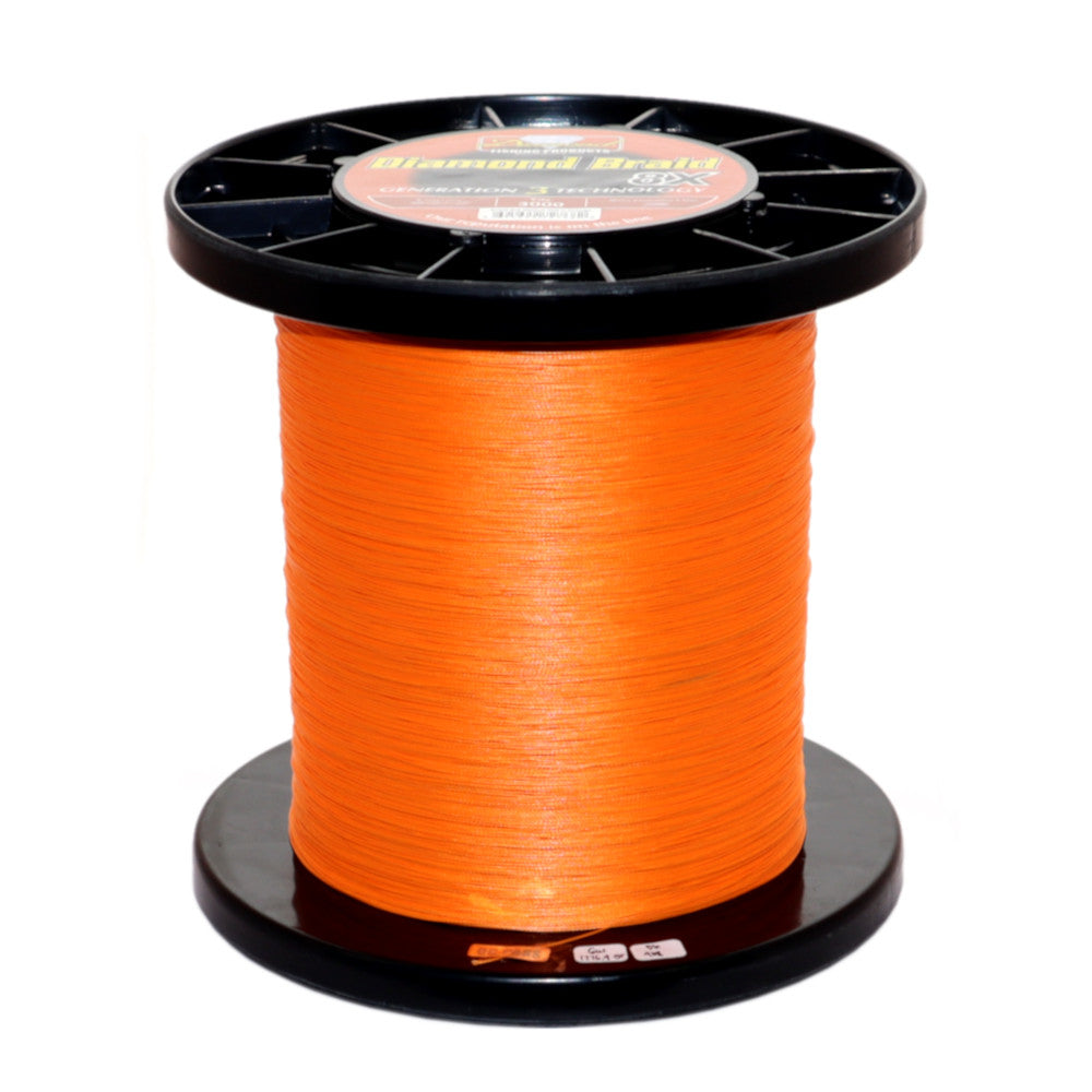 Diamond Braid Gen III Orange 3000 Yard