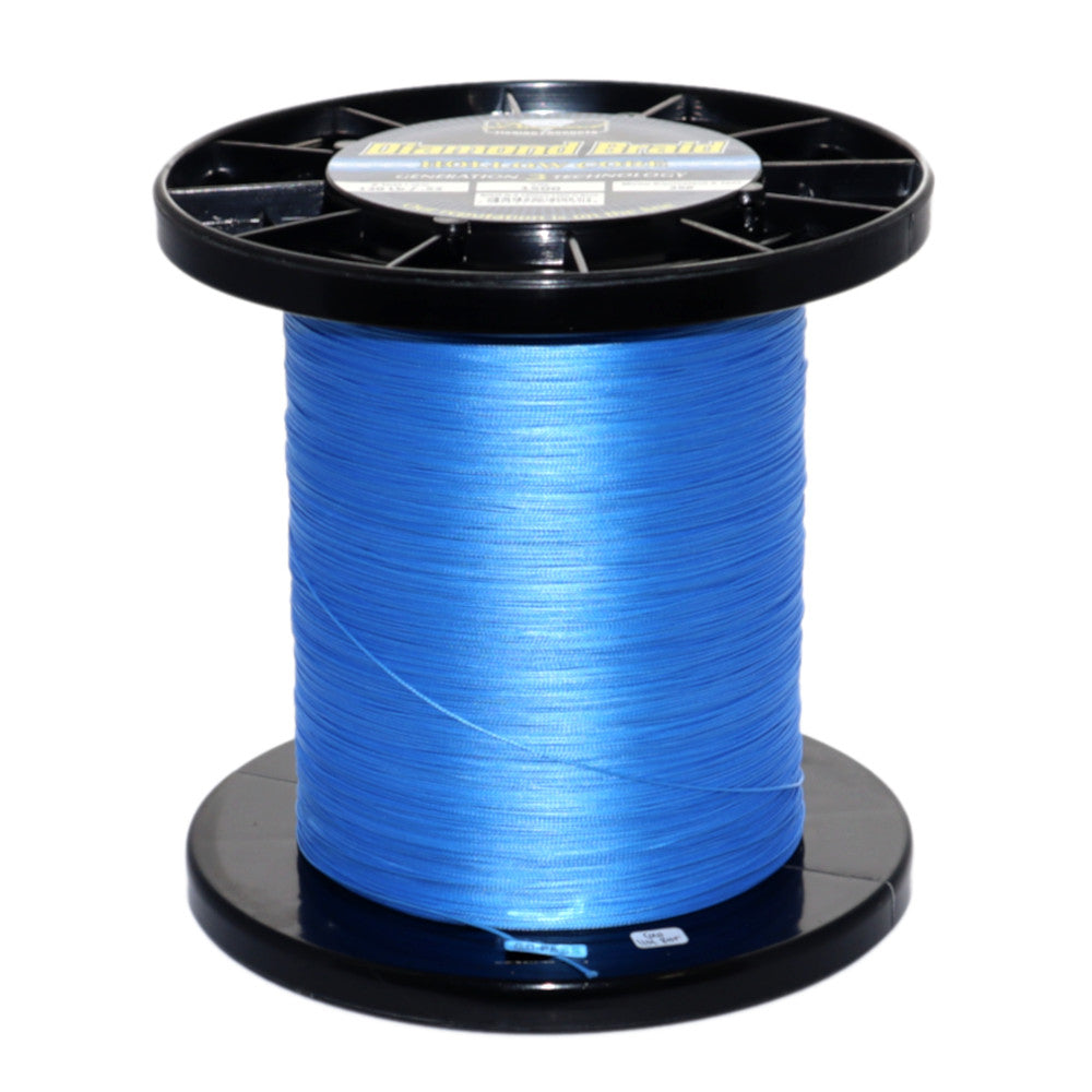 Diamond Hollow Core Braid Gen 3 Blue 1500 Yard