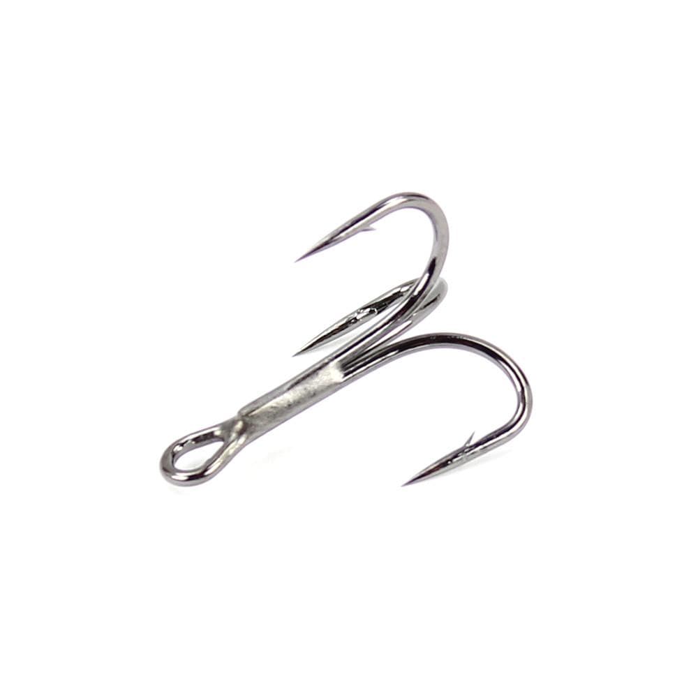 eagle claw lazer sharp platinum black treble fish hooks Eagle Claw Lazer Sharp Treble Hooks | 4X