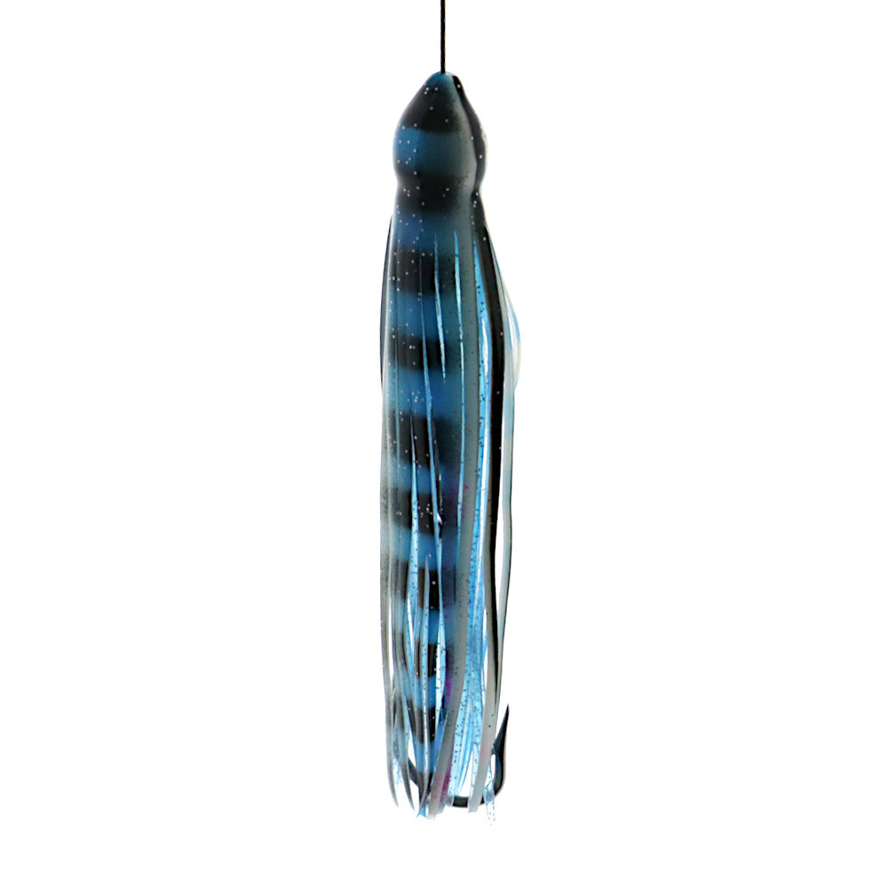 El Cheap Hoo Affordable Wahoo Trolling Lure Black Blue White