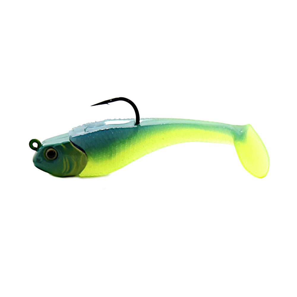 Elias V Fishing Mackinaw Shad Blue Chartreuse
