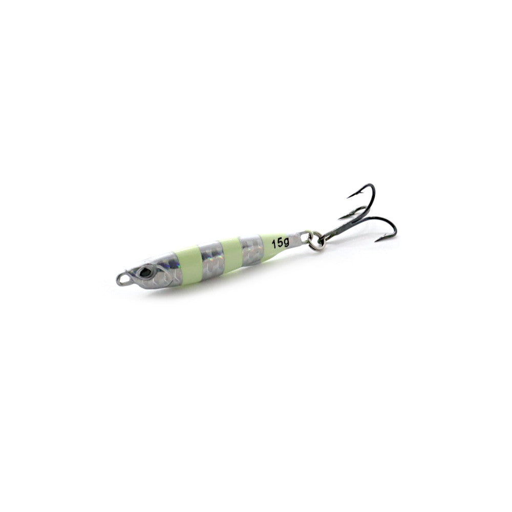 Epic Casting Jig 15 gram glow stripe