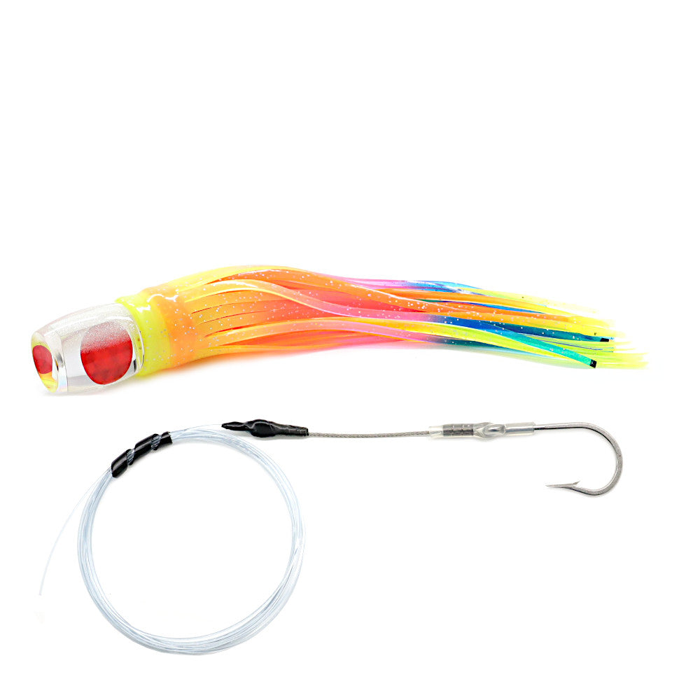 Epic Cup Face Trolling Lure Rainbow Rigged