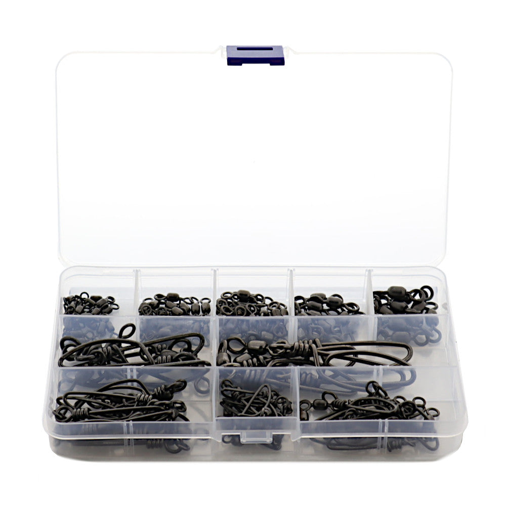 crane tackle box Stainless Steel Heavy Crane Swivel Kit | 120 Pieces