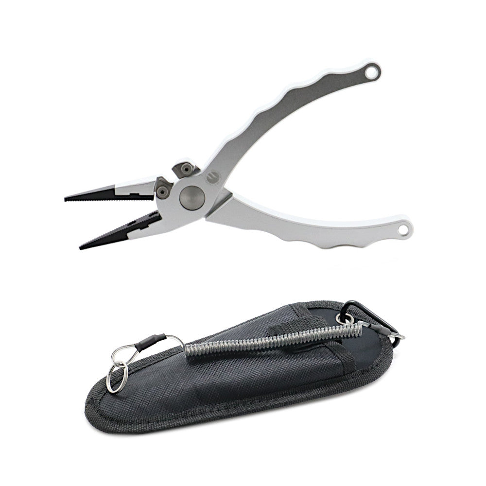 Epic Saltwater Fishing Pliers Aluminum Silver Sheath