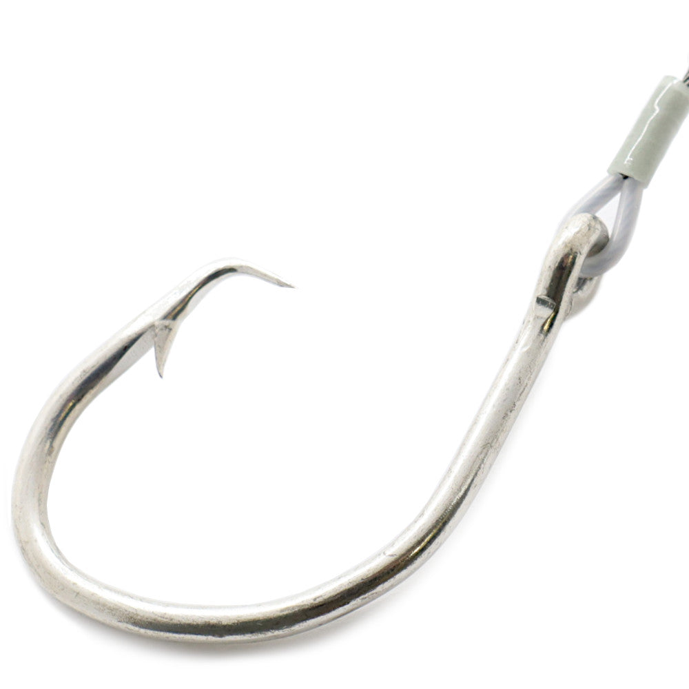 Epic shark rig close up of hook