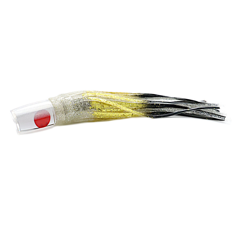 Epic Slant Head Trolling Lure Gold Silver Black Crystal Mirror