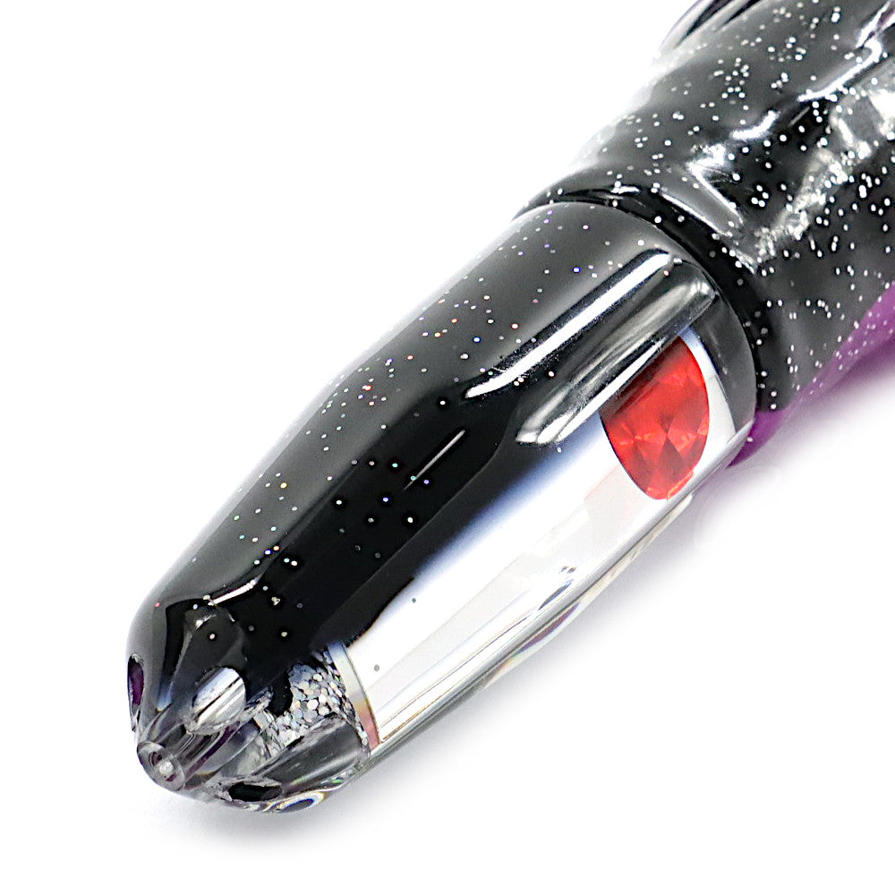 Epic Wahoo Bullet Jet Lure Head Black Mirror Series