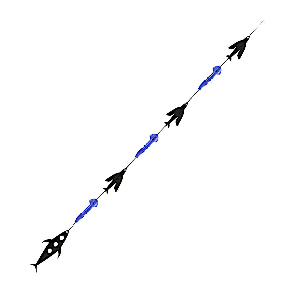 Fish Razr Flaps and Squid Daisy Chain Blue