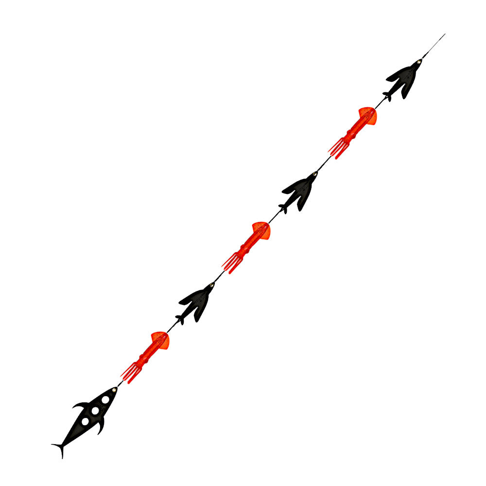 Fish Razr Flaps and Squid Daisy Chain Red