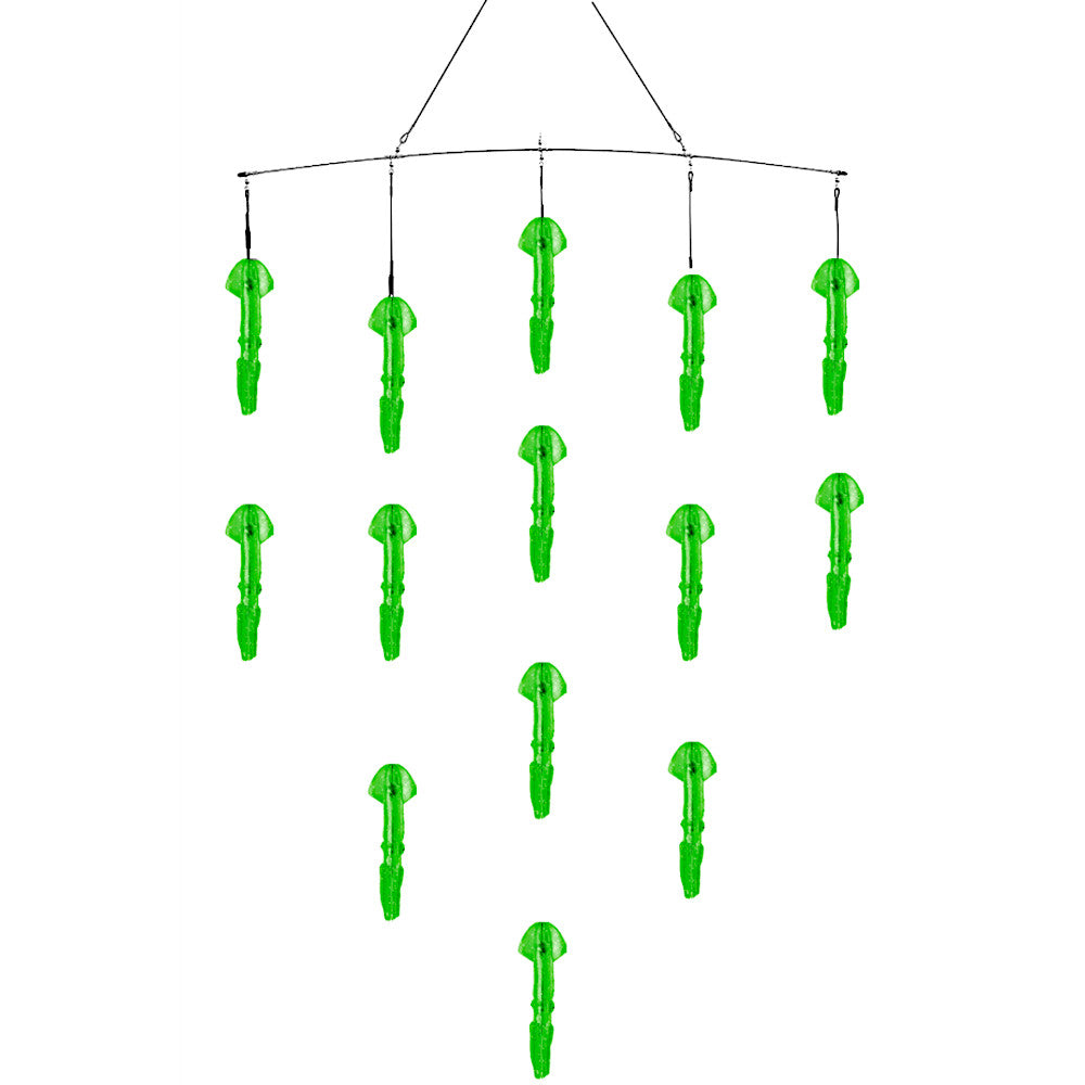 Fish Razr Squid Spreader Bar Green