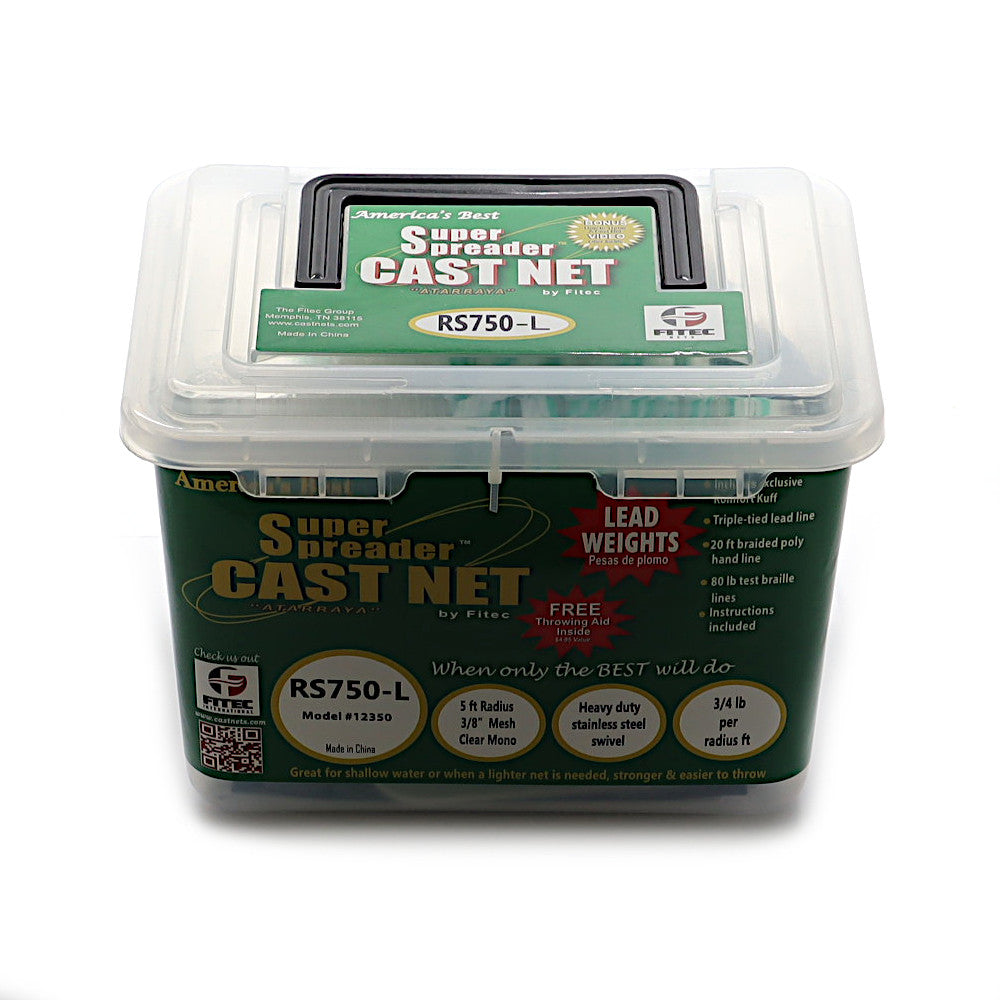 Fitec Super Spreader RS Series Cast Net – Tackle Room