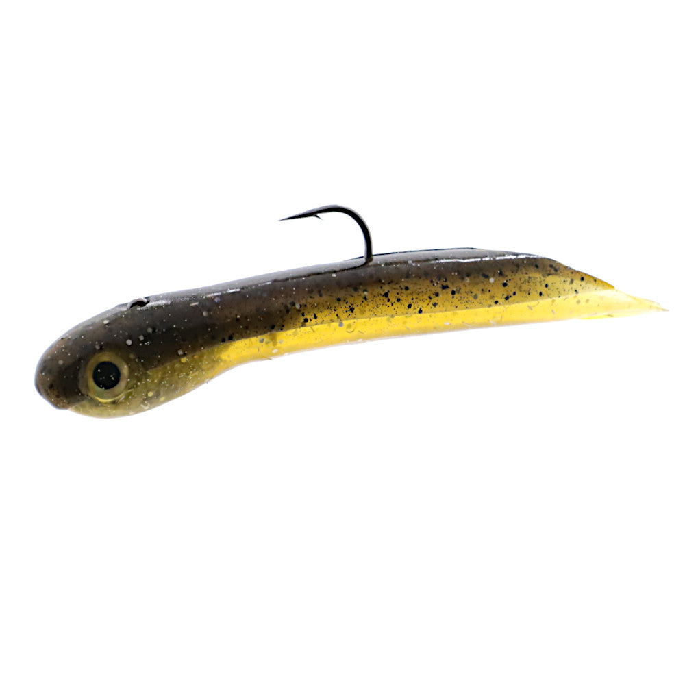 hookup baits tube jig soft plastic black gold