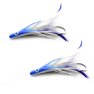 Jaw Lures Tuna and Mahi Feathers