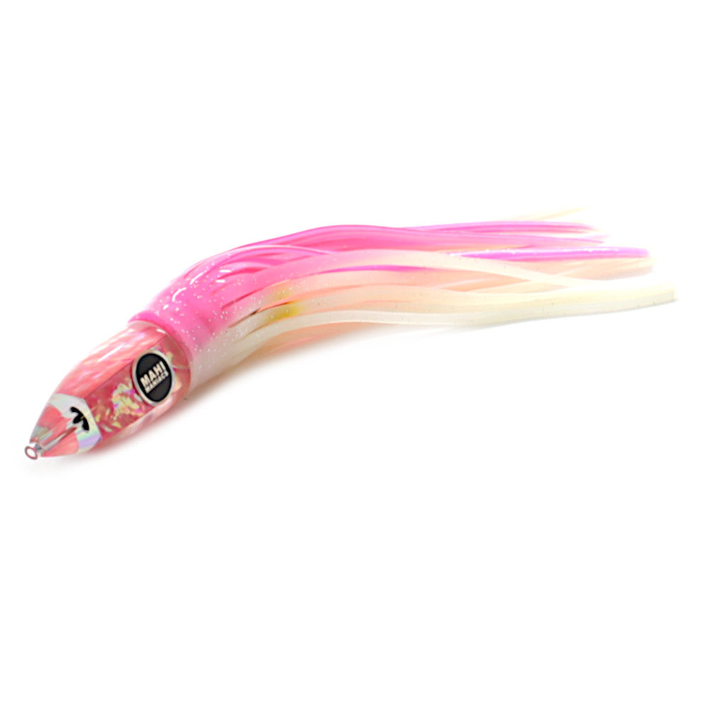 Mahi Maniacs 9 inch bullet pink white