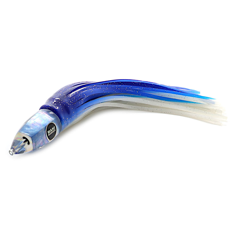 Mahi Maniacs 9 inch bullet blue white