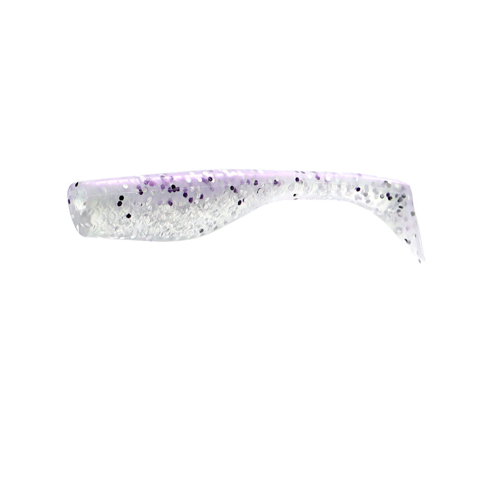 Matrix Shad Soft Plastic Paddle Tail Midnight Mullet