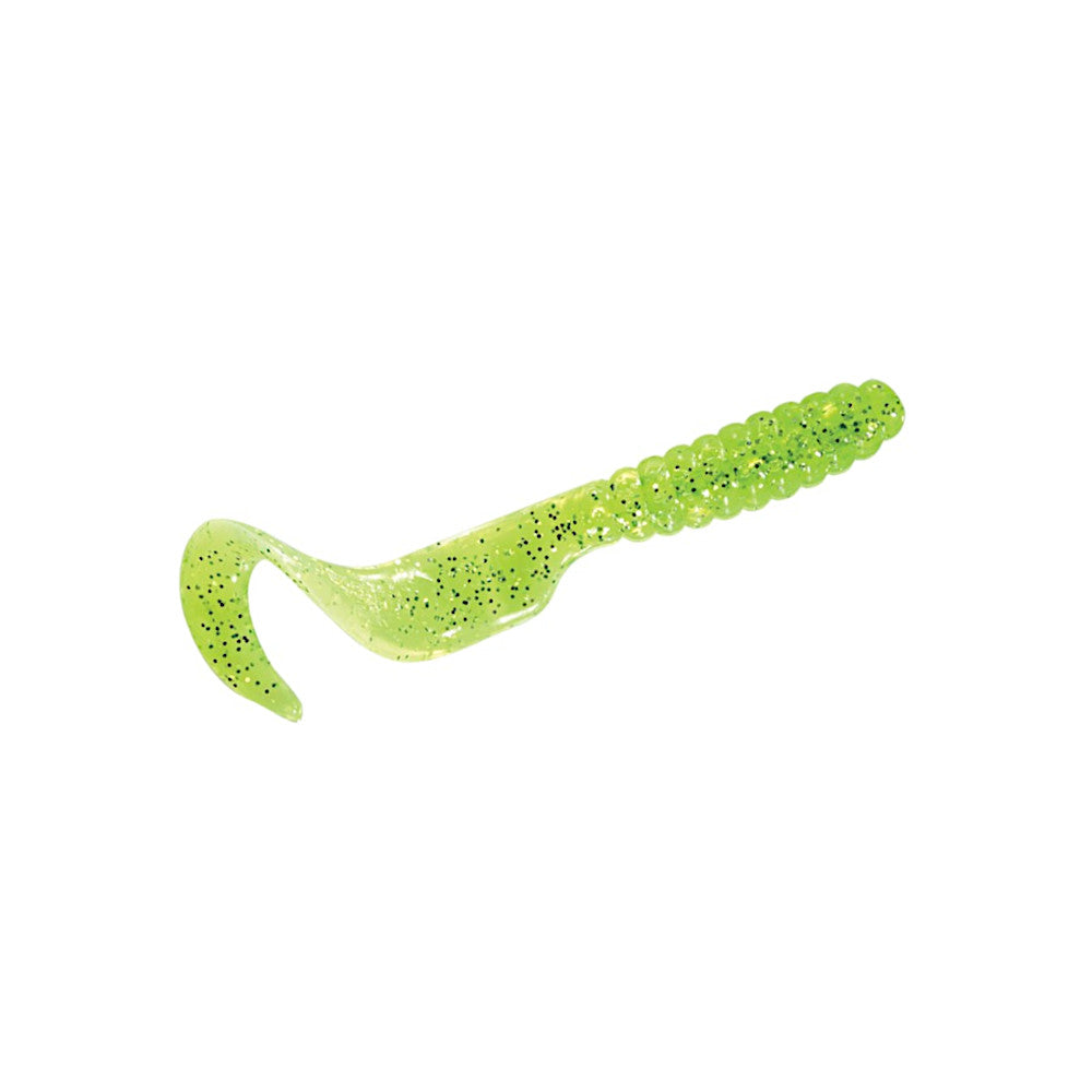 mister twister twister tail grub 4 inch chartreuse