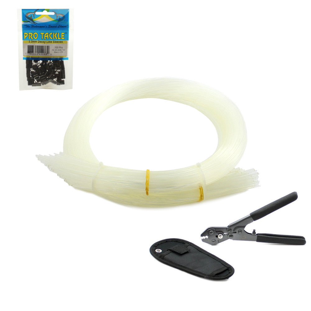 Decoy Drop Line Rigging Kit Pre-Cut Crimper