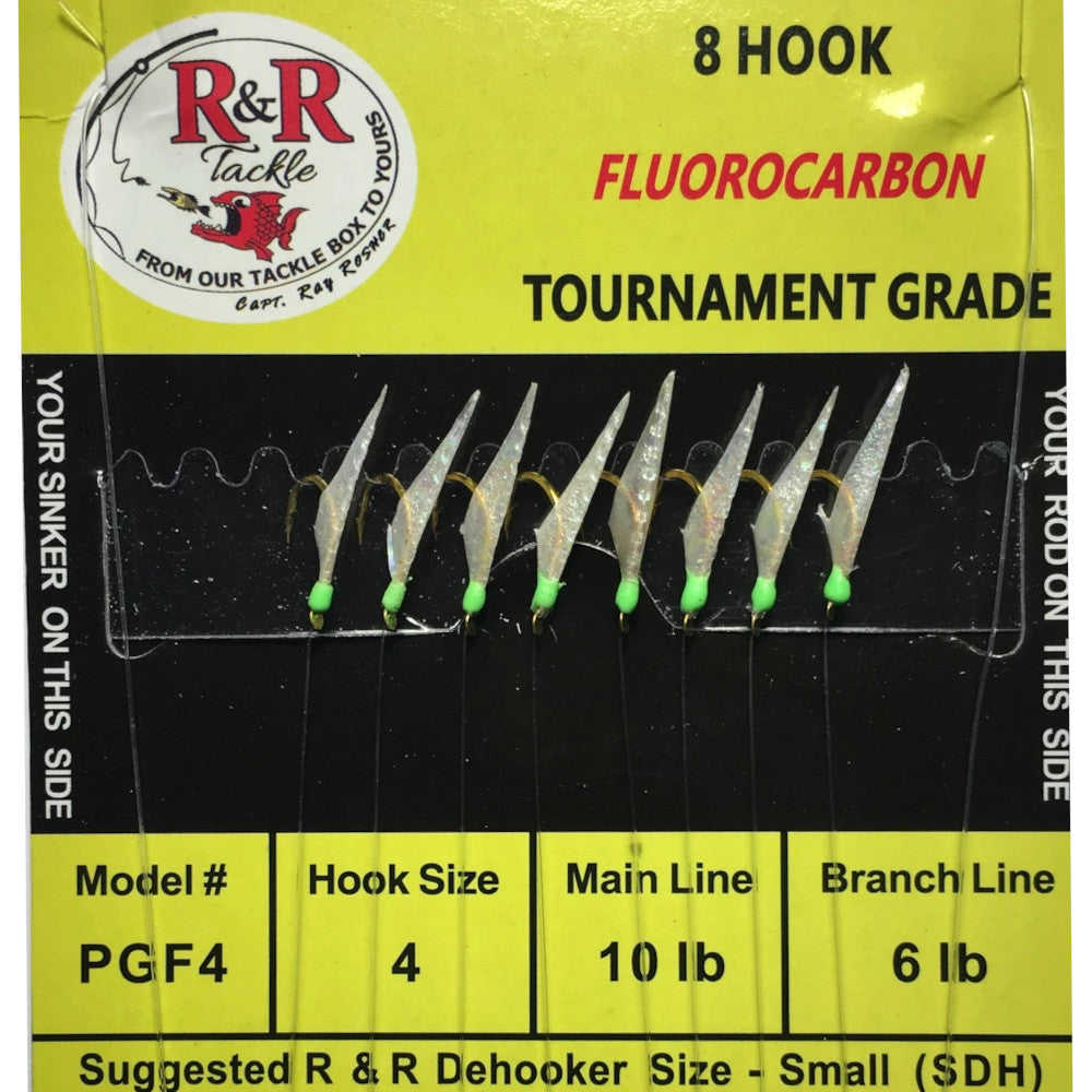 RR Tackle PGF4 Fluorocarbon Sabiki Rigs