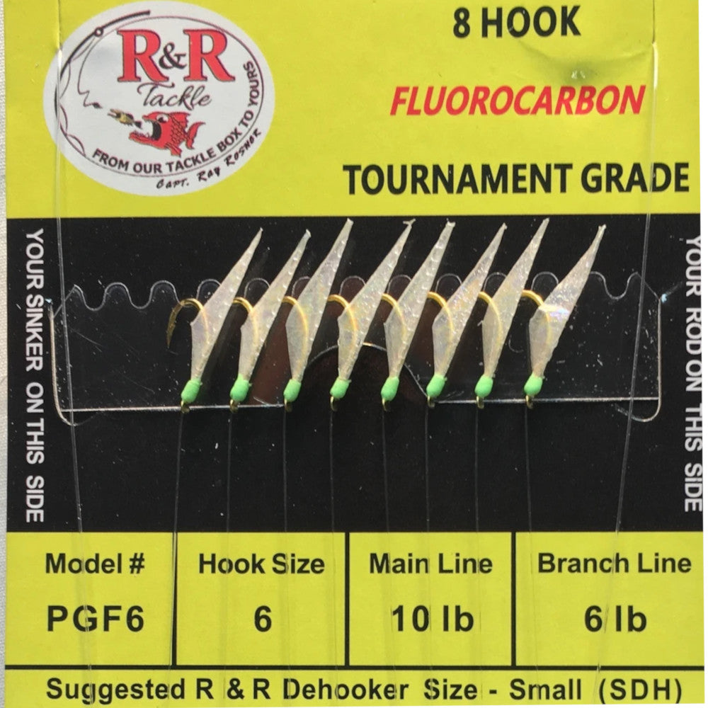 RR Tackle PGF6 Fluorocarbon Sabiki Rig