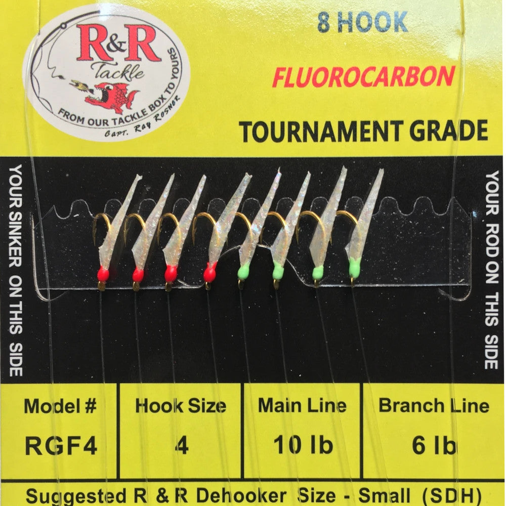 RR Tackle RGF4 Fluorocarbon Sabiki Rig