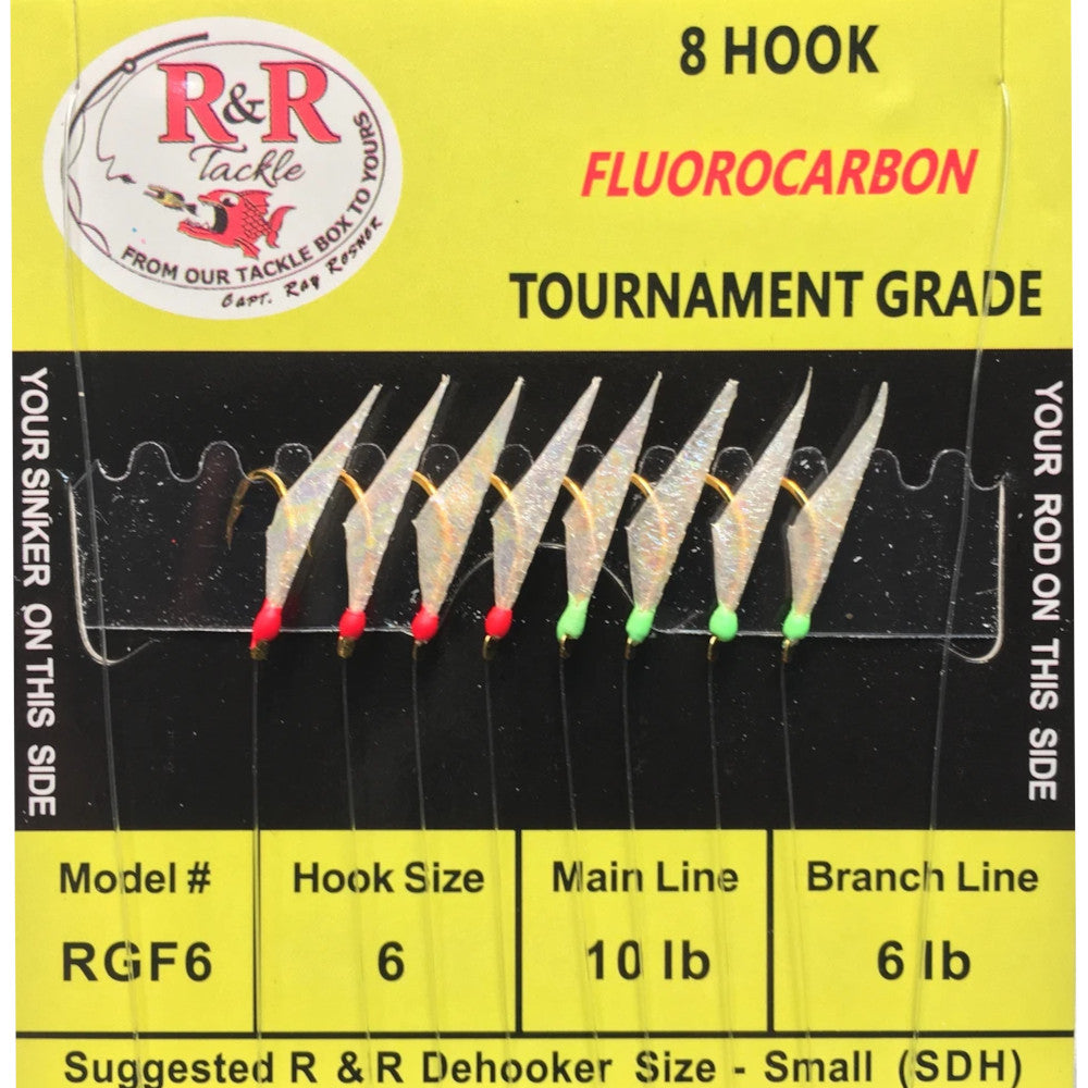 RR Tackle RGF6 Fluorocarbon Sabiki Rig