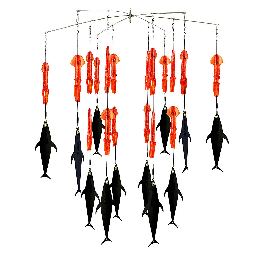 Fish Razr Squid Flapz Dredge Red