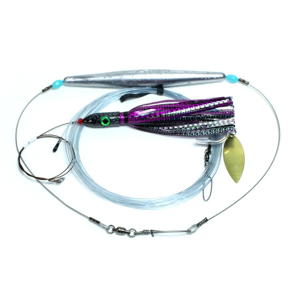 wahoo lure kit black and purple