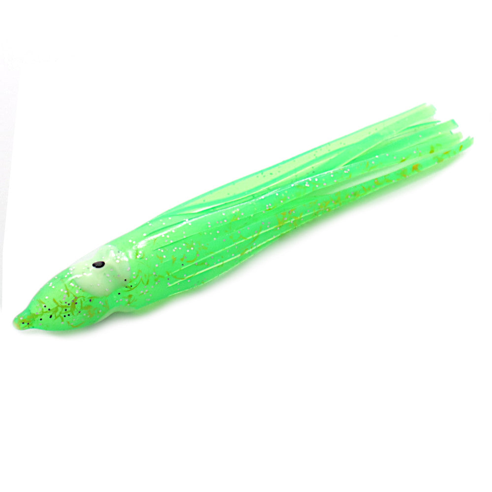 blue water candy small lure squid skirt green