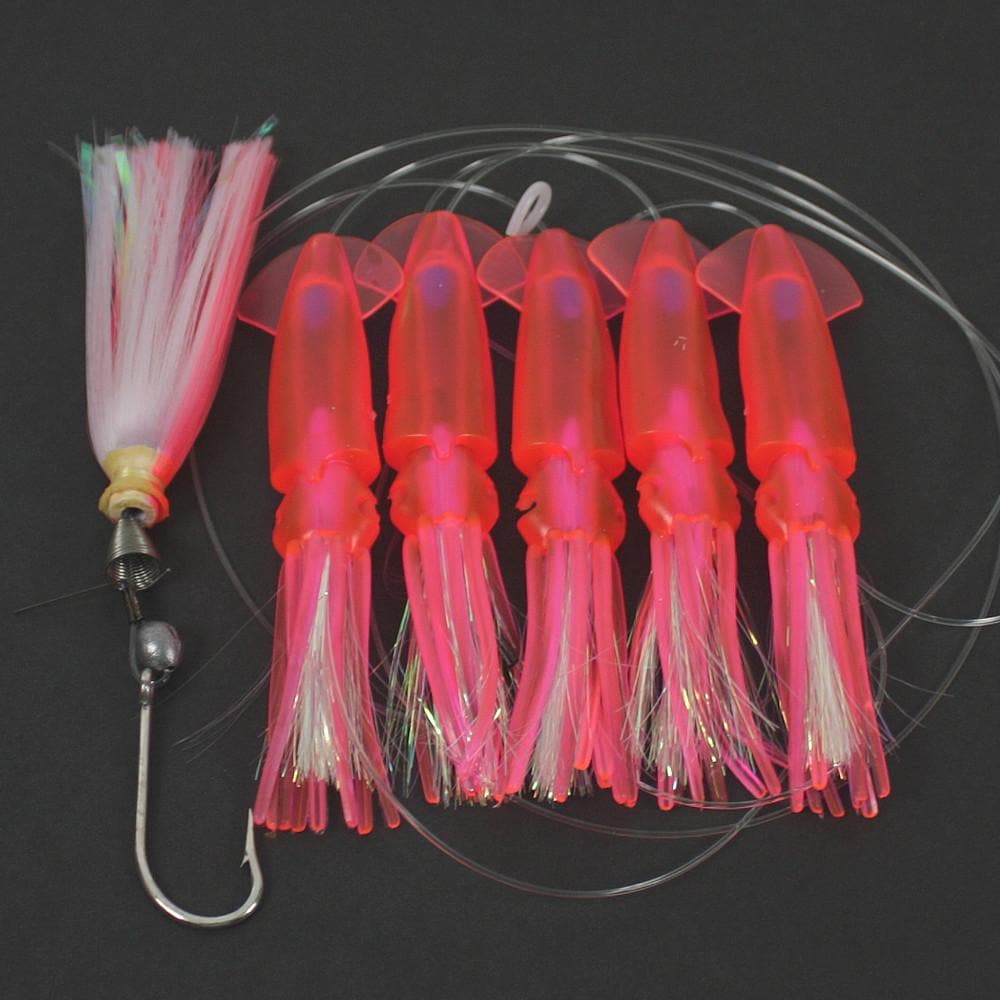 Pink daisy chain fishing