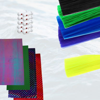 Epic Witch Lure Building Kit  – Premium UV Trolling Lure Material for Sea Witch Style Lures