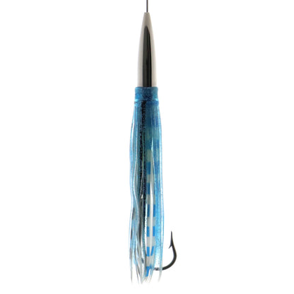 Epic Axis Jr. Stainless Steel Lure Blue Rigged