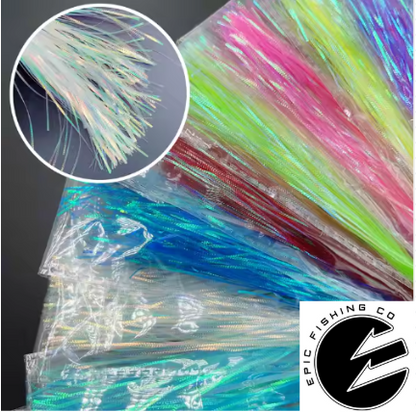 Epic Tinsel Strands | Mylar Hair | Tinsel for Lure Making | 3 Pack!